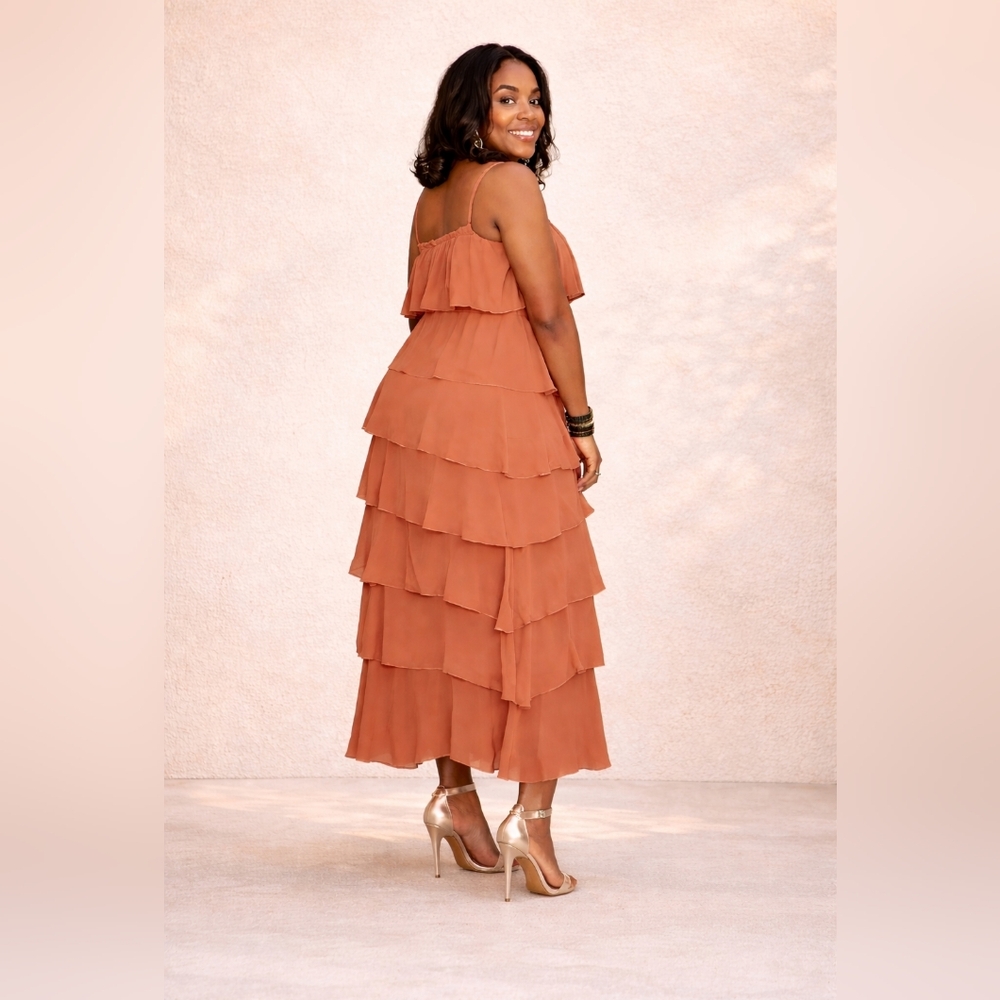 Clay Ruffled Cami Dress - Picture 3 of 3
